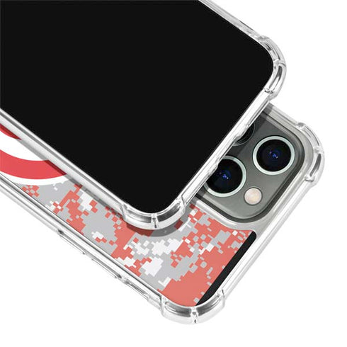 NBA Atlanta Hawks Digi Camo iPhone 15 Pro Clear Case